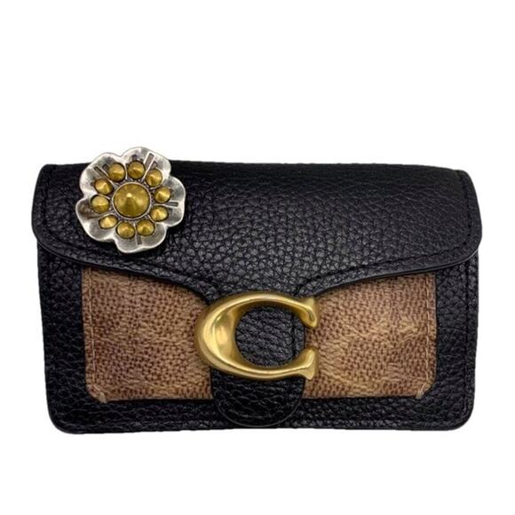 COACH Tabby Charm with Addition flower added - Picture 1 of 11